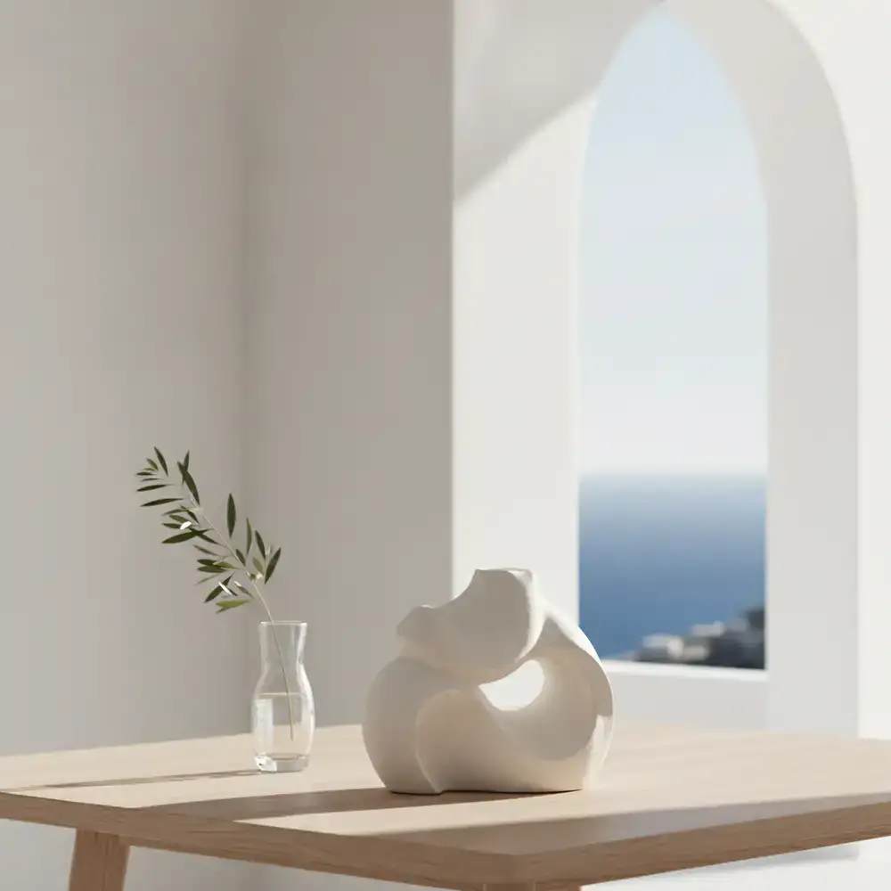Difusor de cerámica Rintzlop Atelier en un ambiente elegante y minimalista